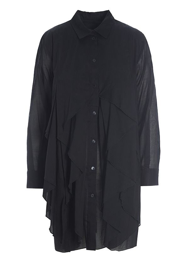 Washi voile origami shirt