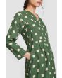 Checkpoint linen dress