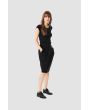 Magic stretch skirt with pleat