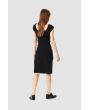 Magic stretch skirt with pleat