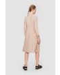 Lazy linen dress with elastic