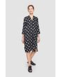 Checkpoint linen shirt dress