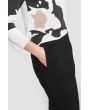 Floret knit blouse