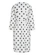 Checkpoint linen dress