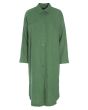 Lazy linen shirt dress