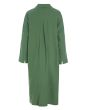 Lazy linen shirt dress
