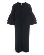 Sakura stretch flounce dress
