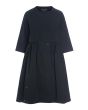 Fukkura poplin coat dress