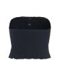 Fukkura poplin corsage top