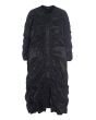 Changeant stretch coat dress