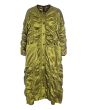 Changeant stretch coat dress
