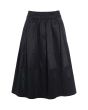 Changeant stretch skirt