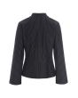 Pinstripe jersey jacket