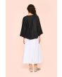 Airy linen short jacket