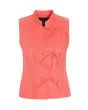 Airy linen sleeveless blouse