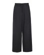 Airy linen straight trousers