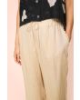 Airy linen straight trousers