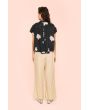 Airy linen straight trousers