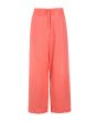 Airy linen straight trousers