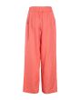 Airy linen straight trousers
