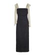 Airy linen narrow dress