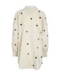 Airy linen sequins shirt