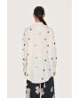 Airy linen sequins shirt