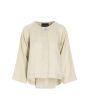 Airy linen short jacket