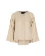 Airy linen short jacket
