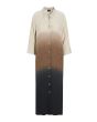 Summer dip dye shirt dress