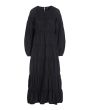 Vellum voile long dress