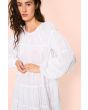 Vellum voile long dress