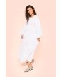 Vellum voile long dress