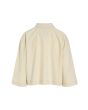 Paper poplin shirt jacket