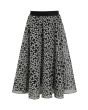 Flower mesh skirt