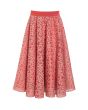 Flower mesh skirt