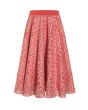 Flower mesh skirt