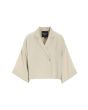 Lazy linen short jacket