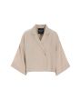 Lazy linen short jacket