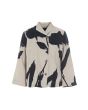 Shadow blossom short jacket