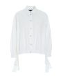 Core cotton shirt with drawstring