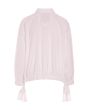 Core cotton shirt with drawstring