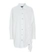 Core cotton shirt with front ruching