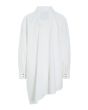Core cotton shirt with front ruching