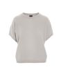 Cloud cashmere short-sleeved blouse