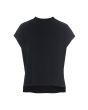 Cloud cashmere sleeveless blouse
