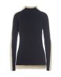 Saku two-tone blouse