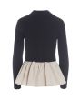 Saku blouse with ruffle