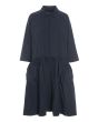 Fukkura poplin oversized dress