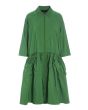 Fukkura poplin oversized dress